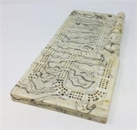 alabaster crib board with Haida art