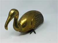 Large brass bird