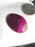 Beautiful banded agate cabochon