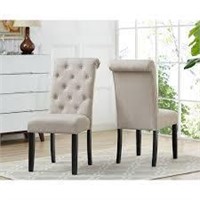 SET OF 2 DINING CHAIRS (NOT ASSEMBLED)