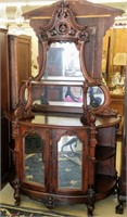 ca. 1850 Hutchings Rococo Revival Rosewood Etagere