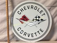 Nostalgic 23" tin Chevrolet sign