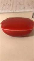 Pyrex Red square Hostess bowl