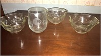 Cambridge cut glass bowls