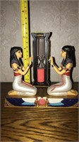 Egyptian timer hourglass