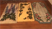 Handmade Latch-hook Rectangle Floral Rugs