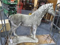 LARGE CONCRETE HORSE