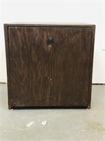 drop front cabinet  home made
