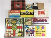 (10) Vintage Board Games Featuring Wings, Hi-q