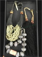 (3) Beaded Fashion Jewelry Necklaces