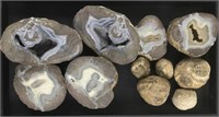 Collection Of Geode Specimens