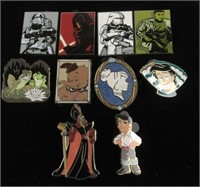 (10) Disneyland Star Wars Collector Trading Pins