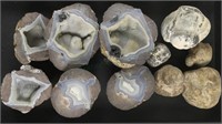 Collection Of Geode Specimens