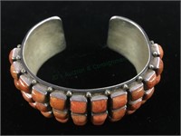 Arron Toadlena Sterling Silver Navajo Bracelet