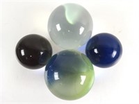 (4) Murano Art Glass Spheres