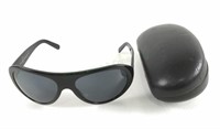 Prada Spr 24l Polished Black And Gray Sunglasses