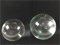 (2) Murano Art Glass Balls