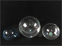 (3) Murano Art Glass Balls