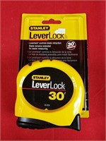 Stanley LeverLock 30' Measuring Tape