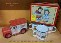Assorted Campbell's Soup Items including 3 Mugs,