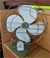 Superior Electric Vintage Metal Table Top Fan