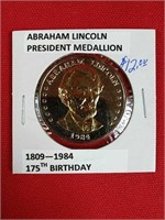 Abraham Lincoln Presidential Medallion