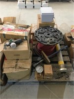 PALLET MISC GUAGES, HOSE ETC