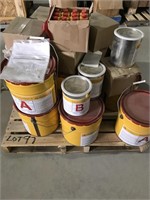SIKA GROUT PAK, PARTS A & B, HARDENER ETC