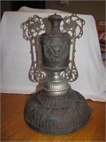 Antique Stove Finial with Cherub 14"