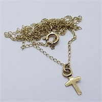 $250 14K Cross Baby Necklace