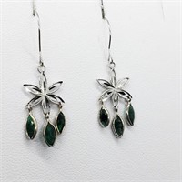 $1600 14K Emerald Earrings