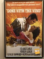 Gone With the Wind framed poster