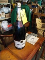 Taittinger Glass Bottle (France)    2ft. Tall