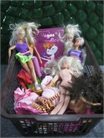 BARBIE DOLLS - BASKET & MORE