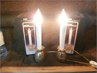 2 CANDLESTICKS WITH BOXES