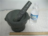 STONE MORTAR & PESTLE