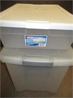 STERILITE CLEAR ORGANIZER TUBS WITH LIDS