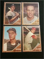 25 - 1962 Topps Baseball Cards