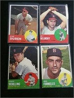 25 - 1963 Topps Baseball Cards