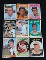 9 - Old Baseball Cards - 1940's to 1960's