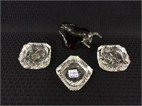 Lot of 4 Including 3 Sm. Waterford Crystal