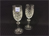 Lot of 2 Waterford Stemware Flutes