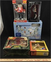Collection of Christmas Collectibles in Boxes