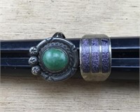 4 Vintage Sterling Rings