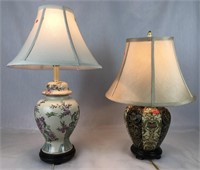 2 Small Lamps with Shades