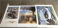 Collection of Approximately 50 Art Prints