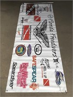 Fishing Competition Banner Advertisement + Pole