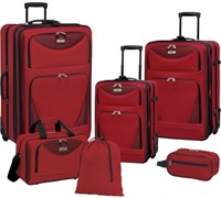 Skyview 6 pc Luggage Set