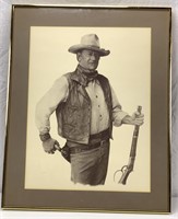Framed Print Of John Wayne