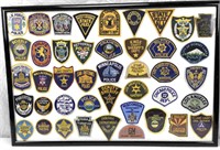 Framed State Police Patches